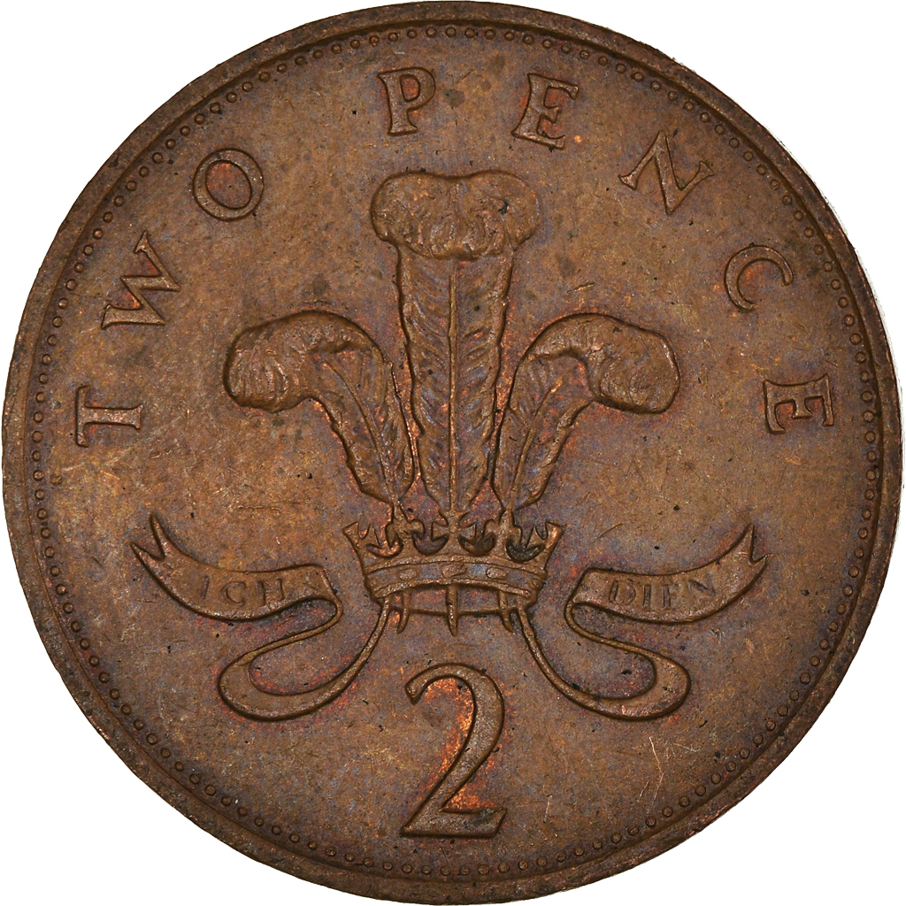 Moneda, Gran Bretaña, 2 Pence, 1985