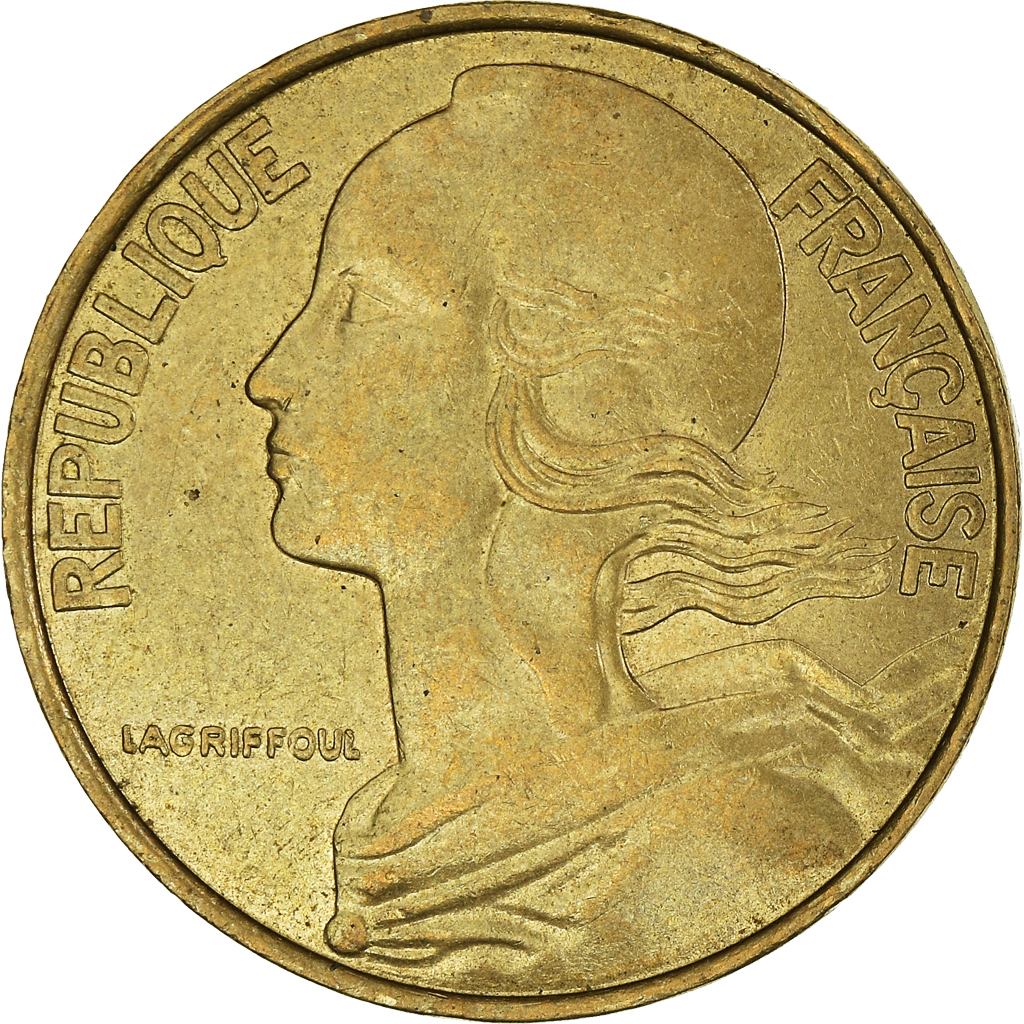 Moneda, Francia, 20 Centimes, 1995
