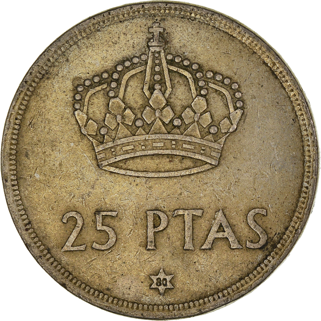 Moneda, España, 25 Pesetas