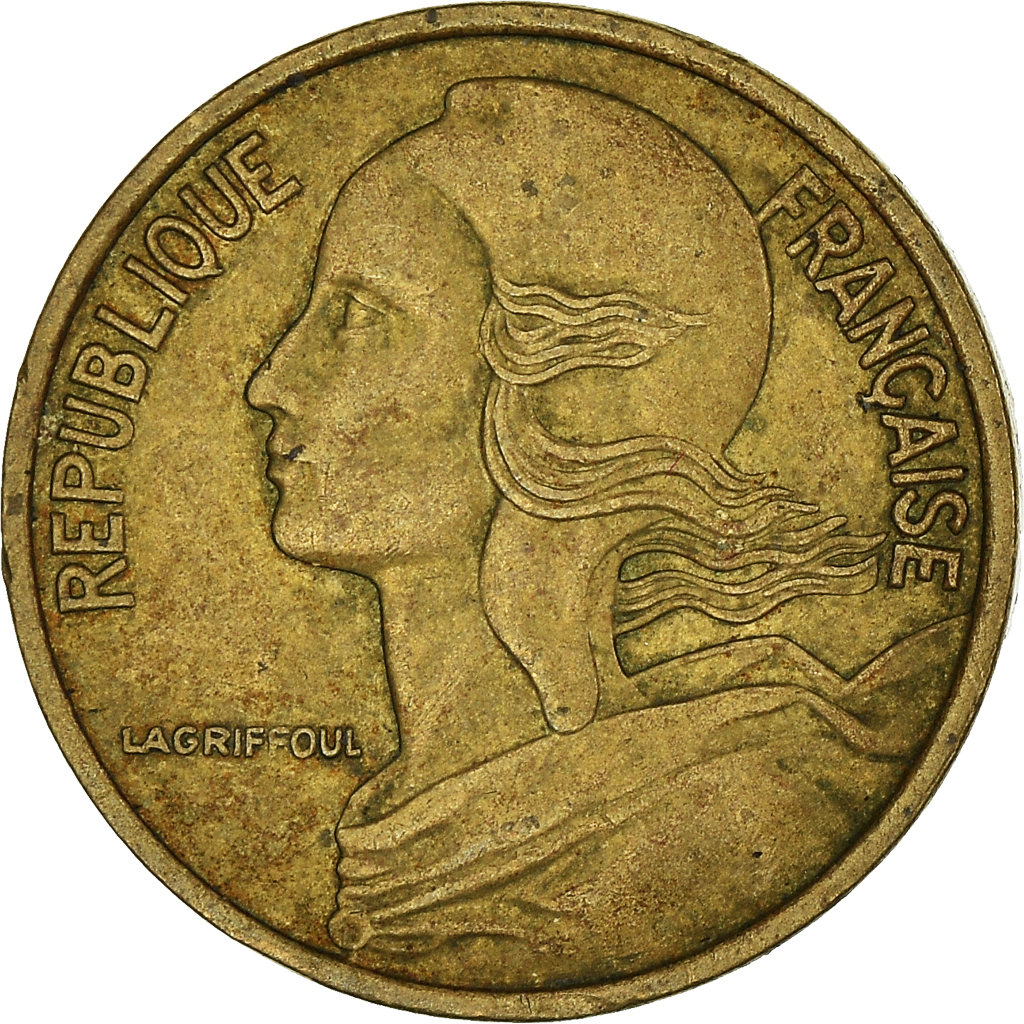 Moneda, Francia, 5 Centimes, 1980
