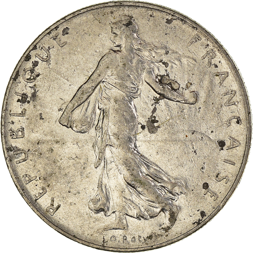 Moneda, Francia, Franc, 1976