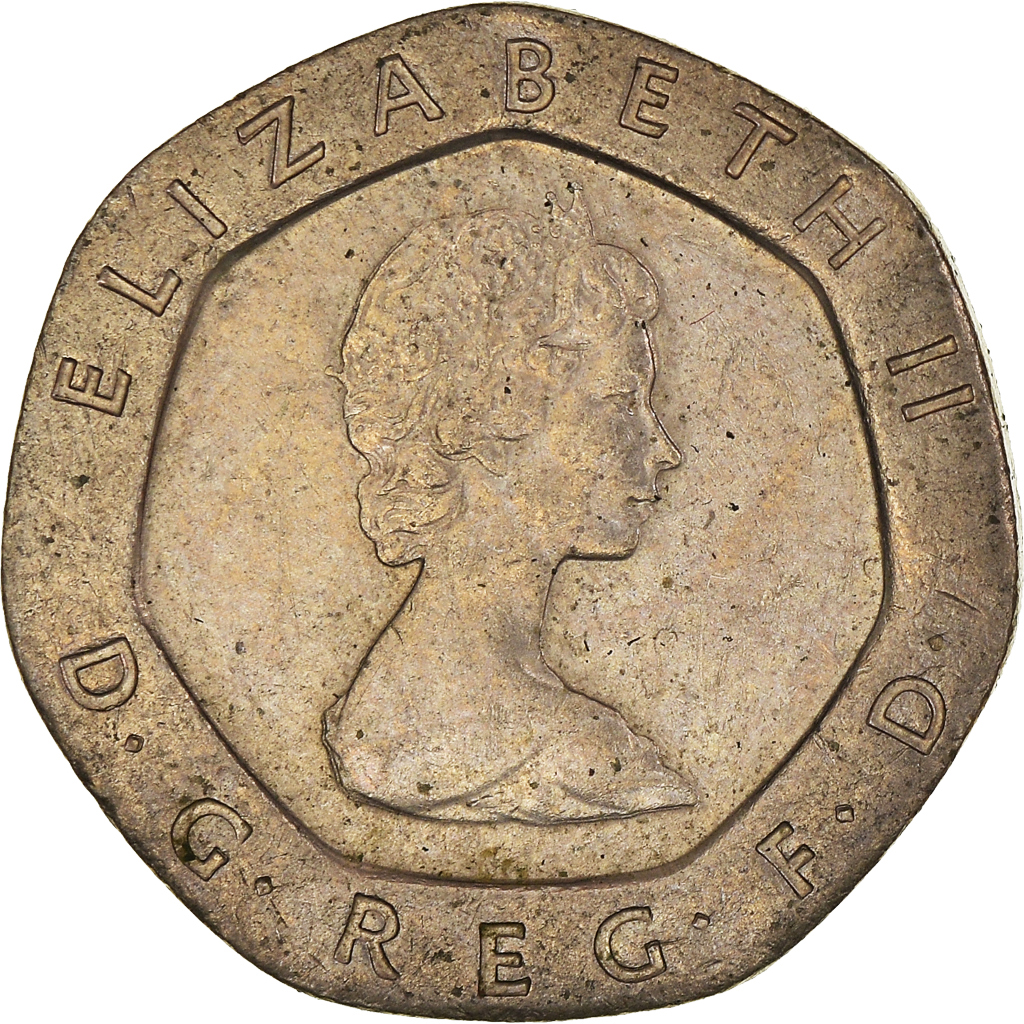 Moneda, Gran Bretaña, 20 Pence, 1982