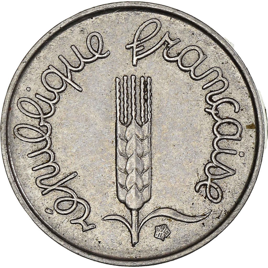 Moneda, Francia, Centime, 1967