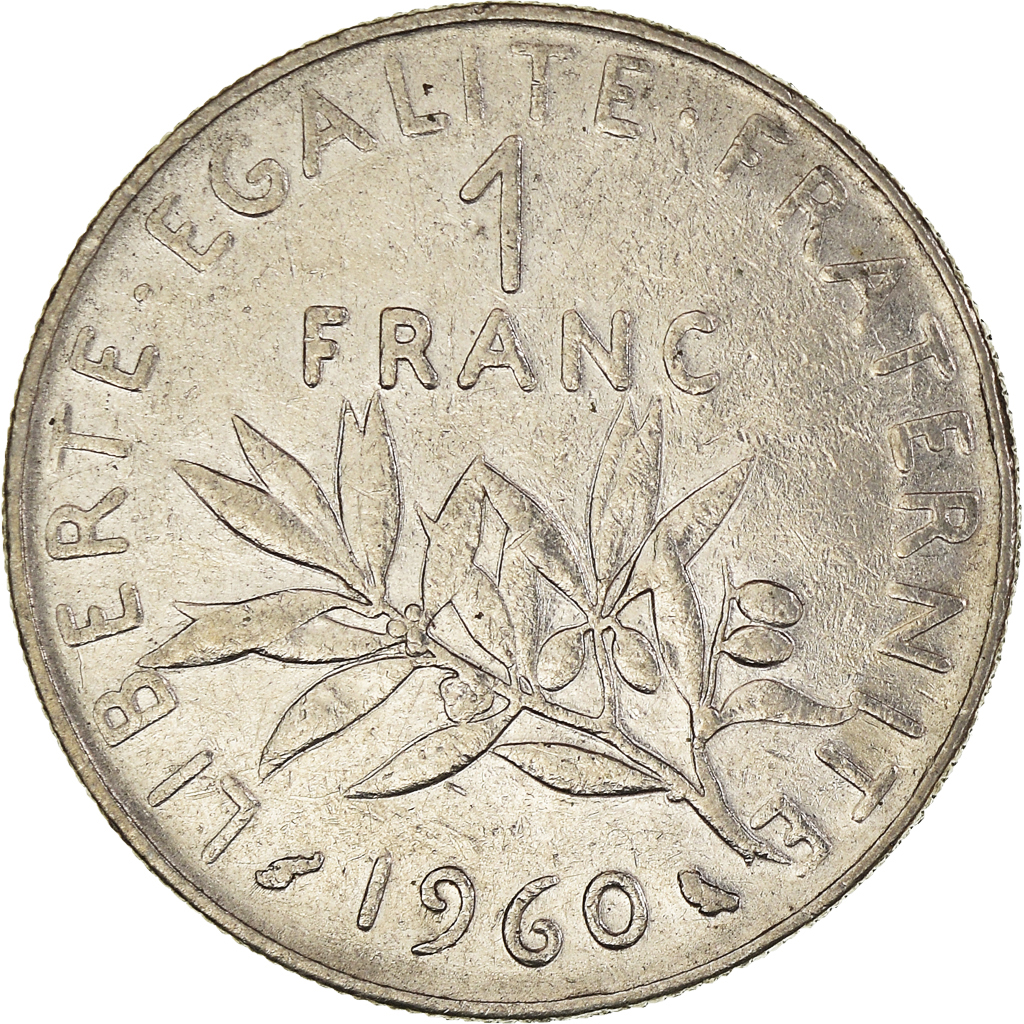 Moneda, Francia, Franc, 1960