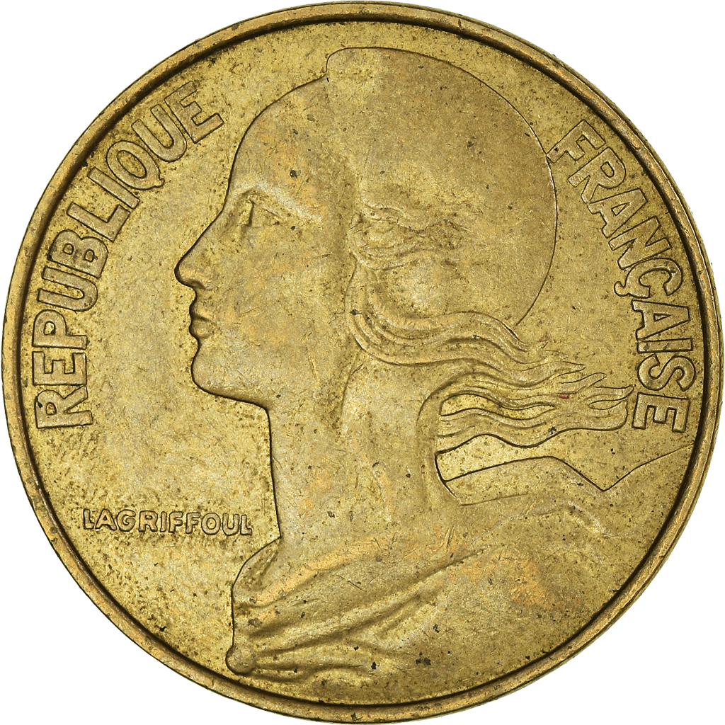 Moneda, Francia, 20 Centimes, 1981