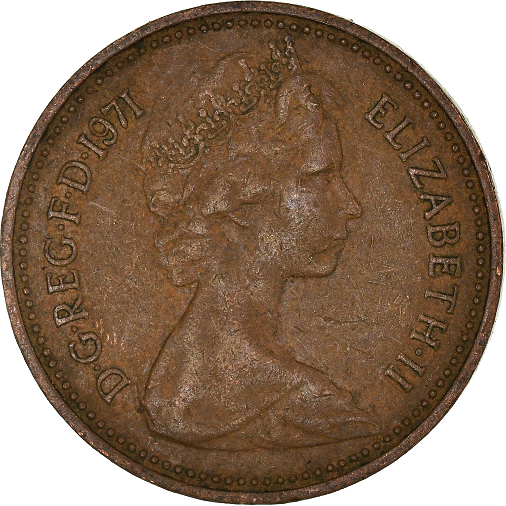 Moneda, Gran Bretaña, New Penny, 1971