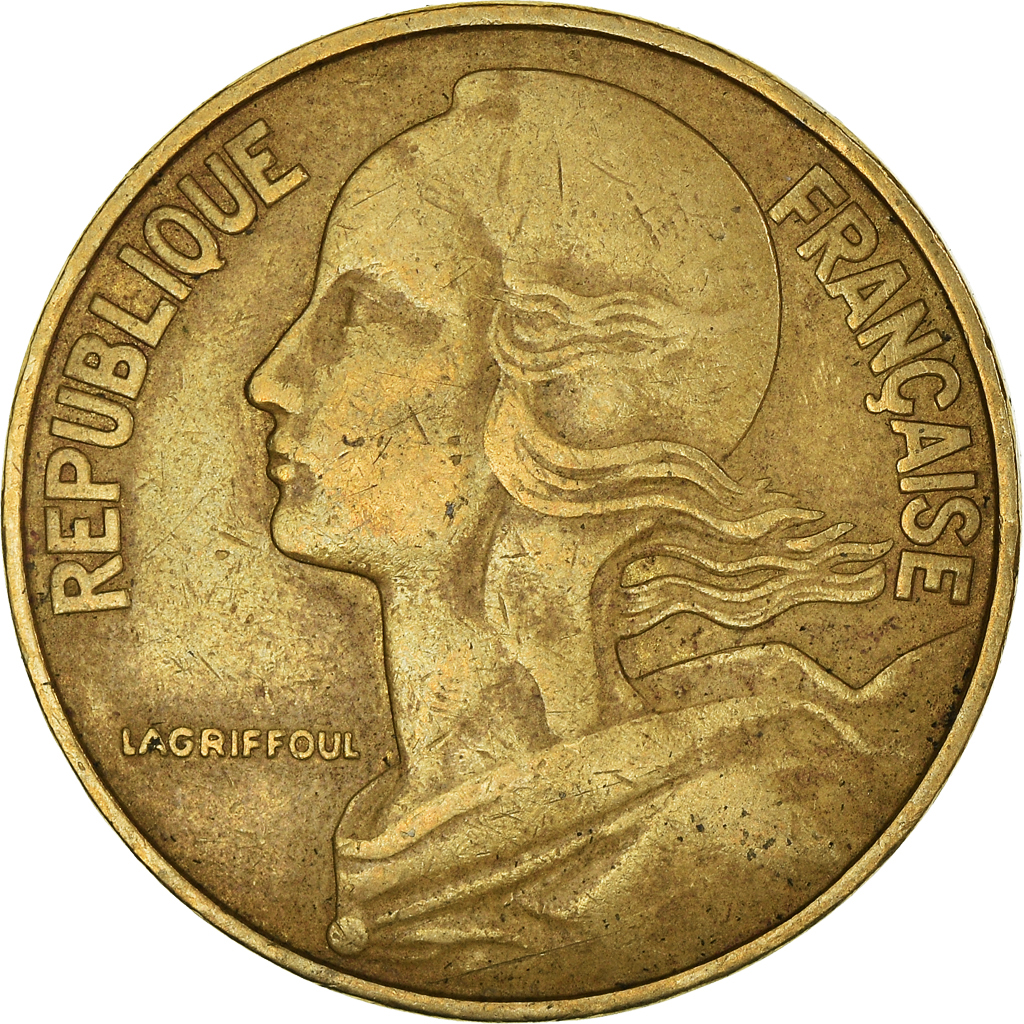 Moneda, Francia, 20 Centimes, 1967