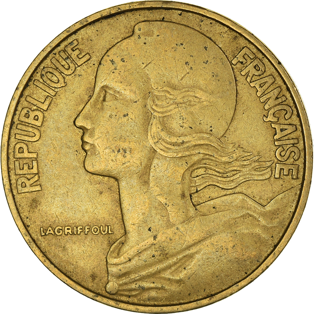 Moneda, Francia, 20 Centimes, 1967