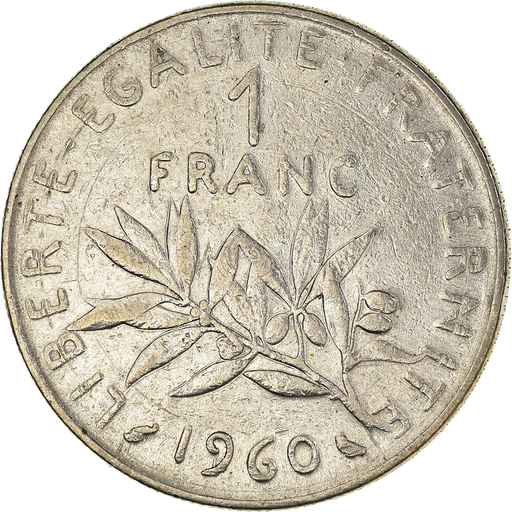 Moneda, Francia, Franc, 1960