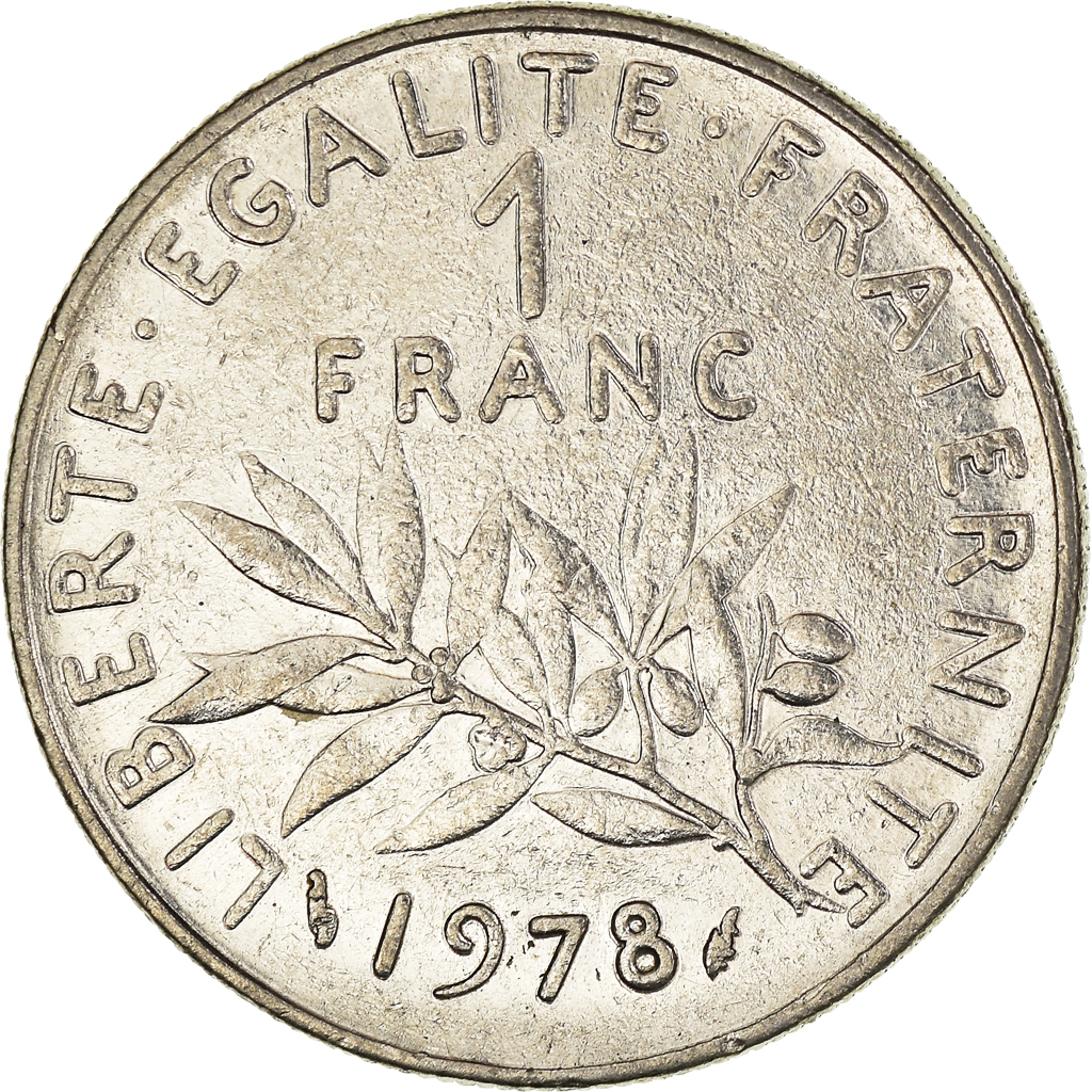 Moneda, Francia, Franc, 1978
