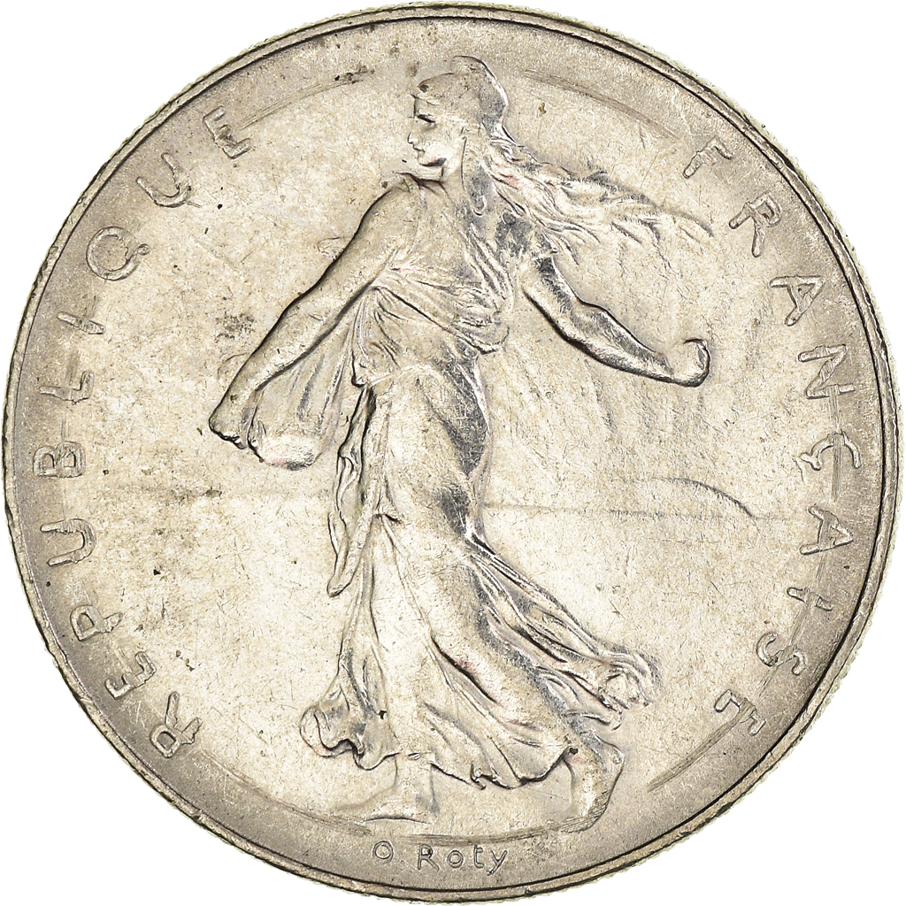 Moneda, Francia, Franc, 1975