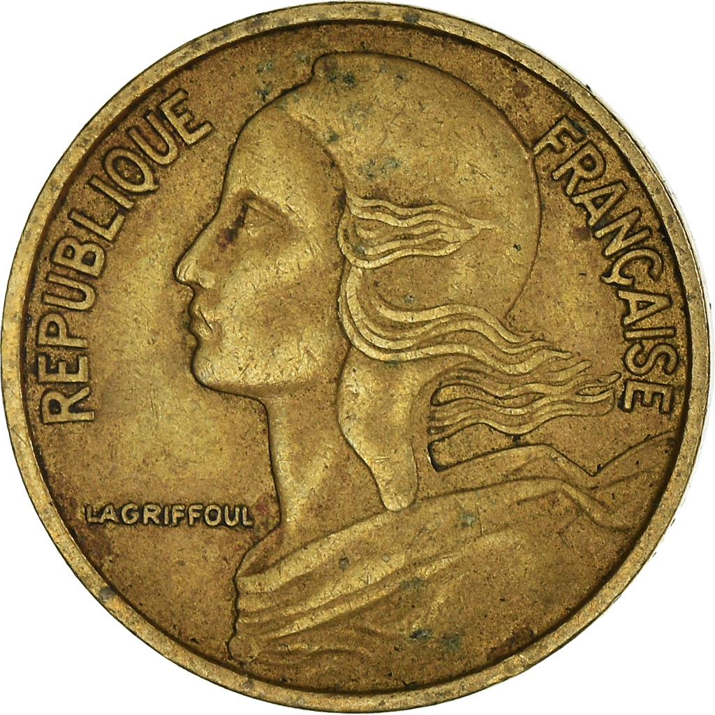 Moneda, Francia, 5 Centimes, 1966