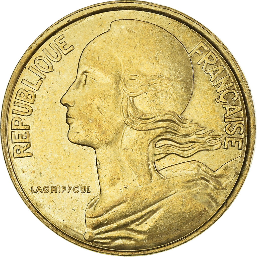 Moneda, Francia, 10 Centimes, 1997