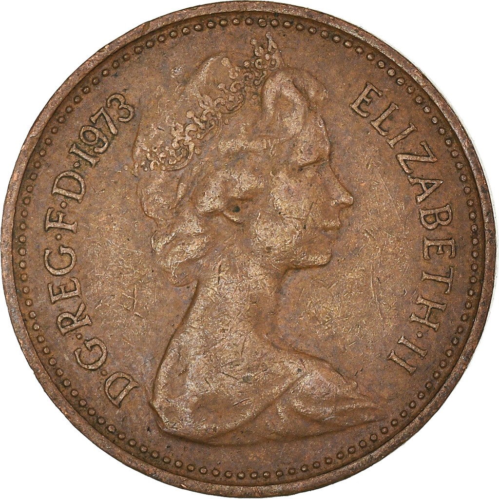Moneda, Gran Bretaña, New Penny, 1973