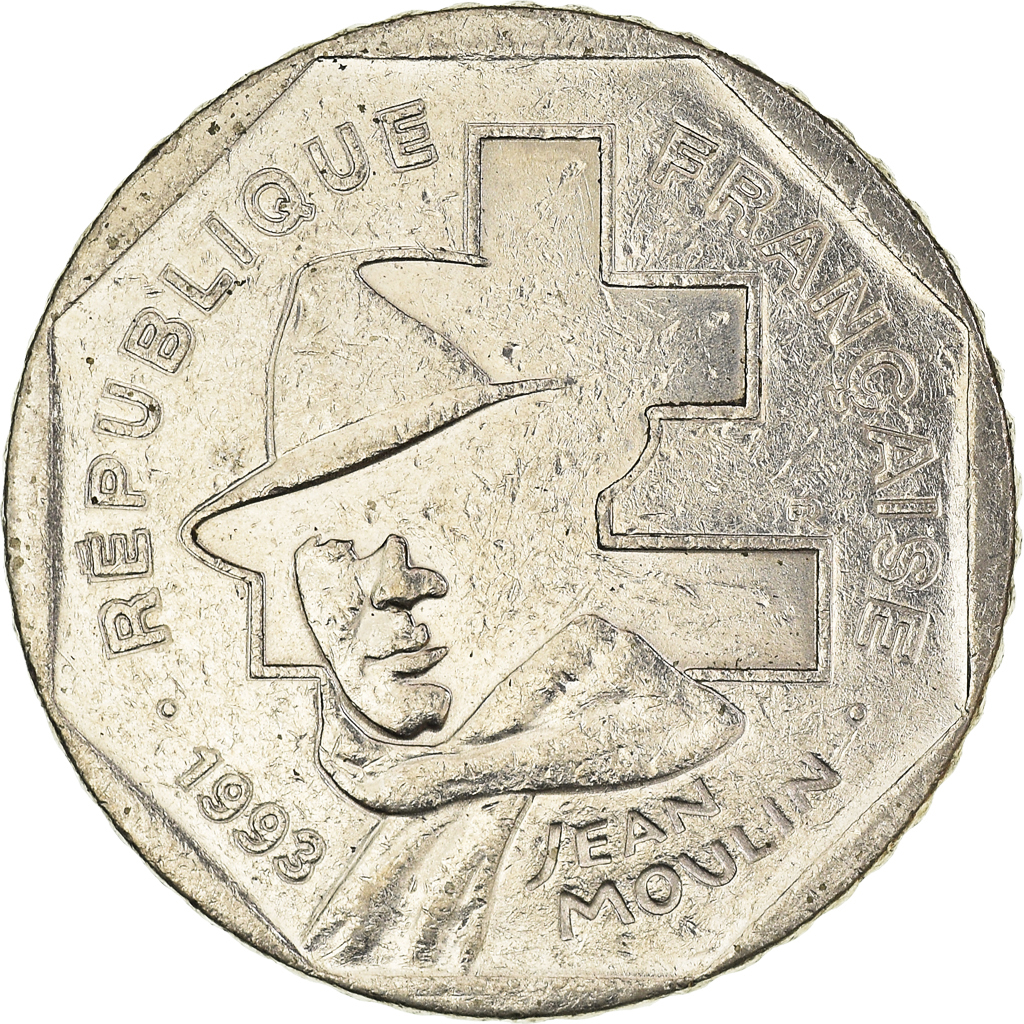 Moneda, Francia, 2 Francs, 1993