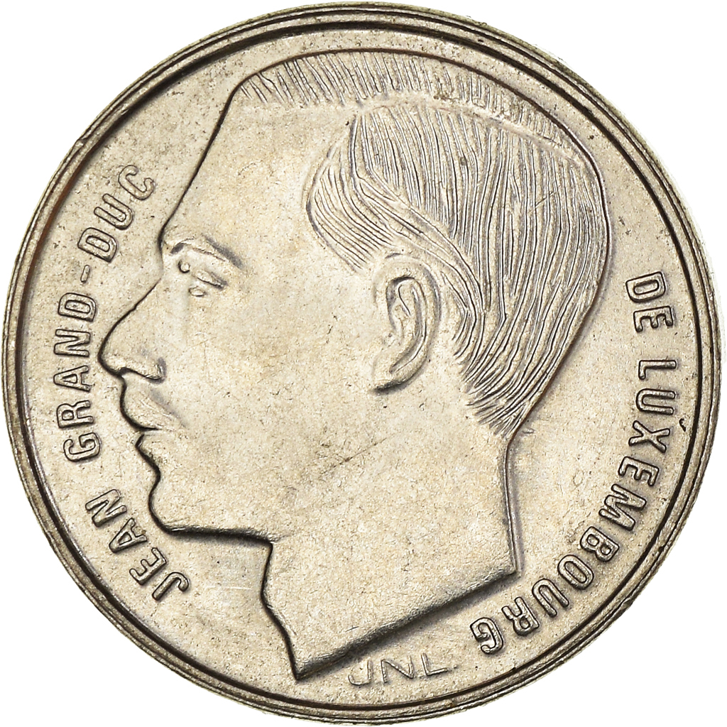 Moneda, Luxemburgo, Franc, 1991