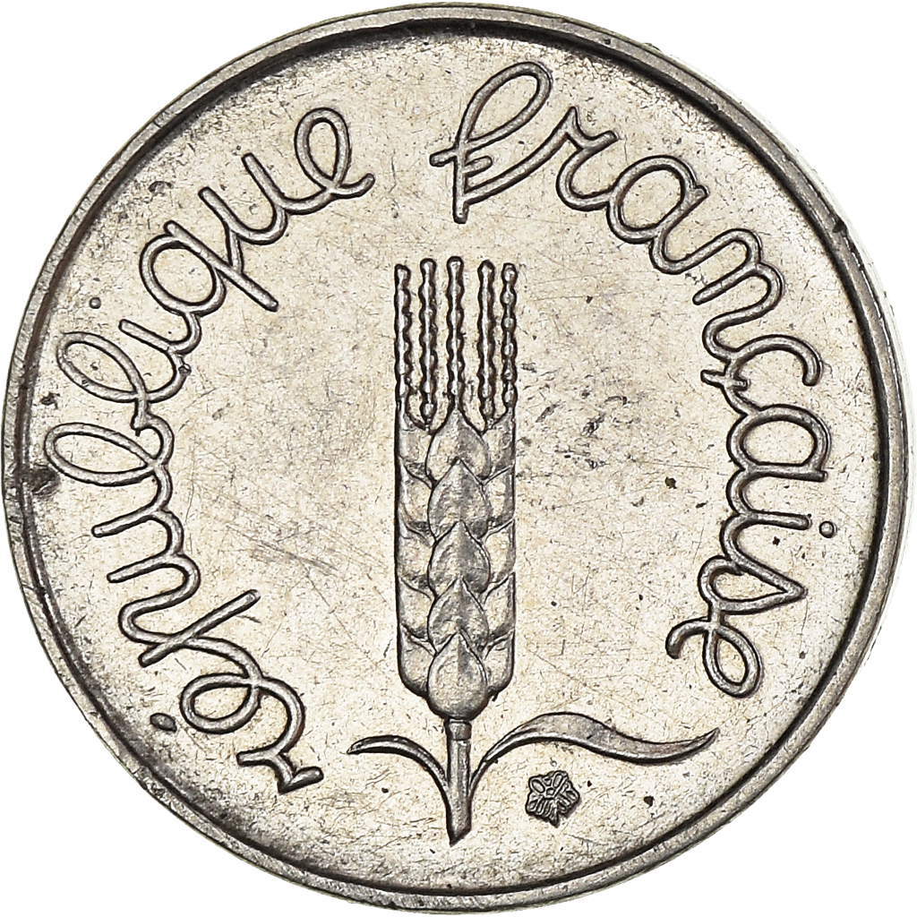 Moneda, Francia, Centime, 1970