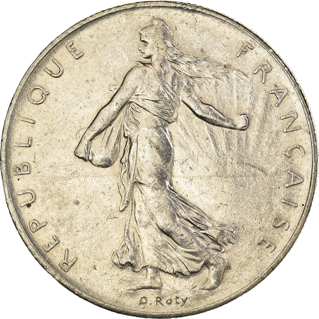 Moneda, Francia, Franc, 1976