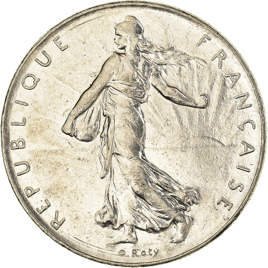 Moneda, Francia, Franc, 1976