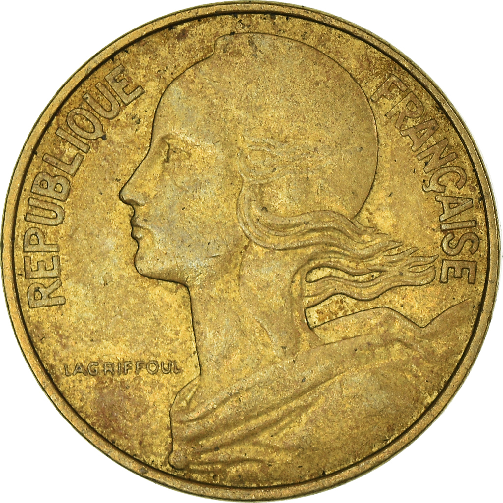 Moneda, Francia, 10 Centimes, 1981