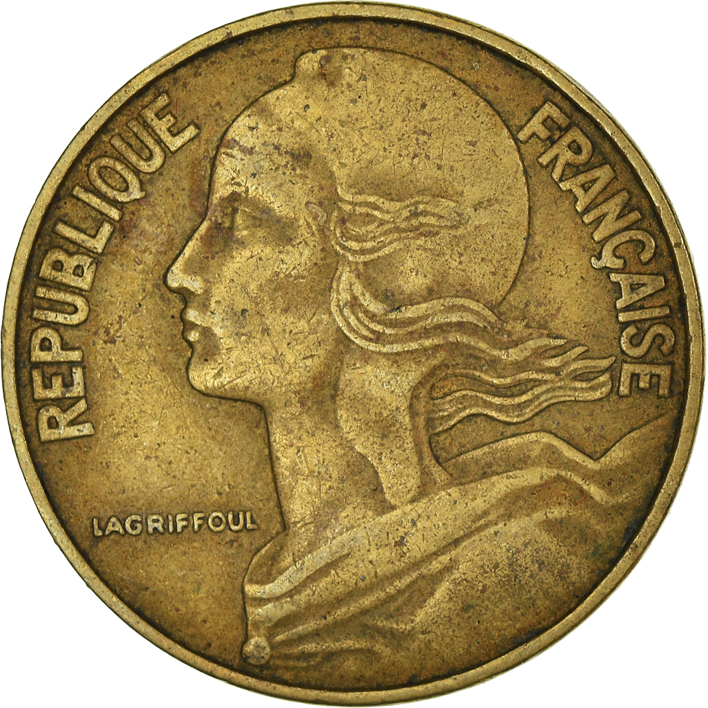 Moneda, Francia, 20 Centimes, 1967