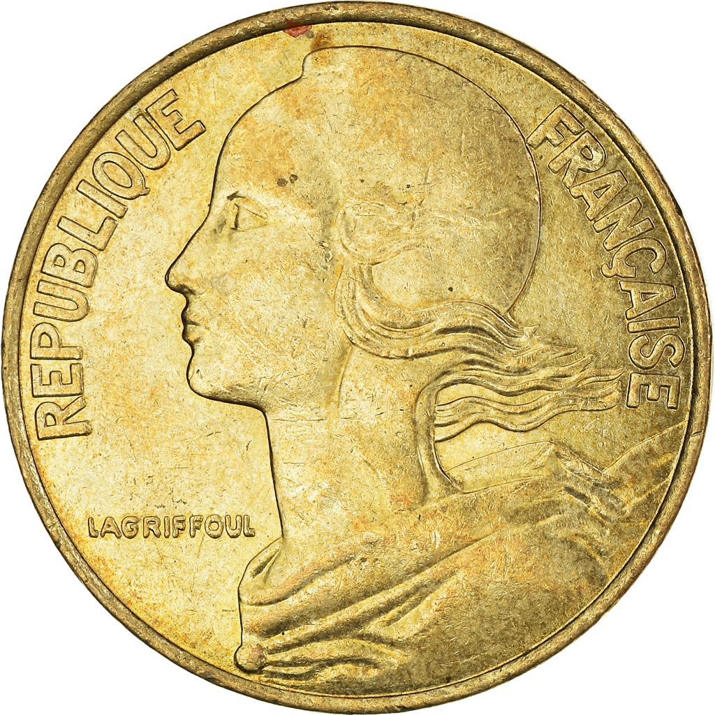 Moneda, Francia, 20 Centimes, 2000