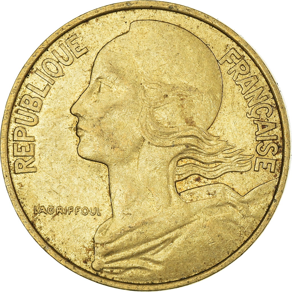 Moneda, Francia, 10 Centimes, 1994