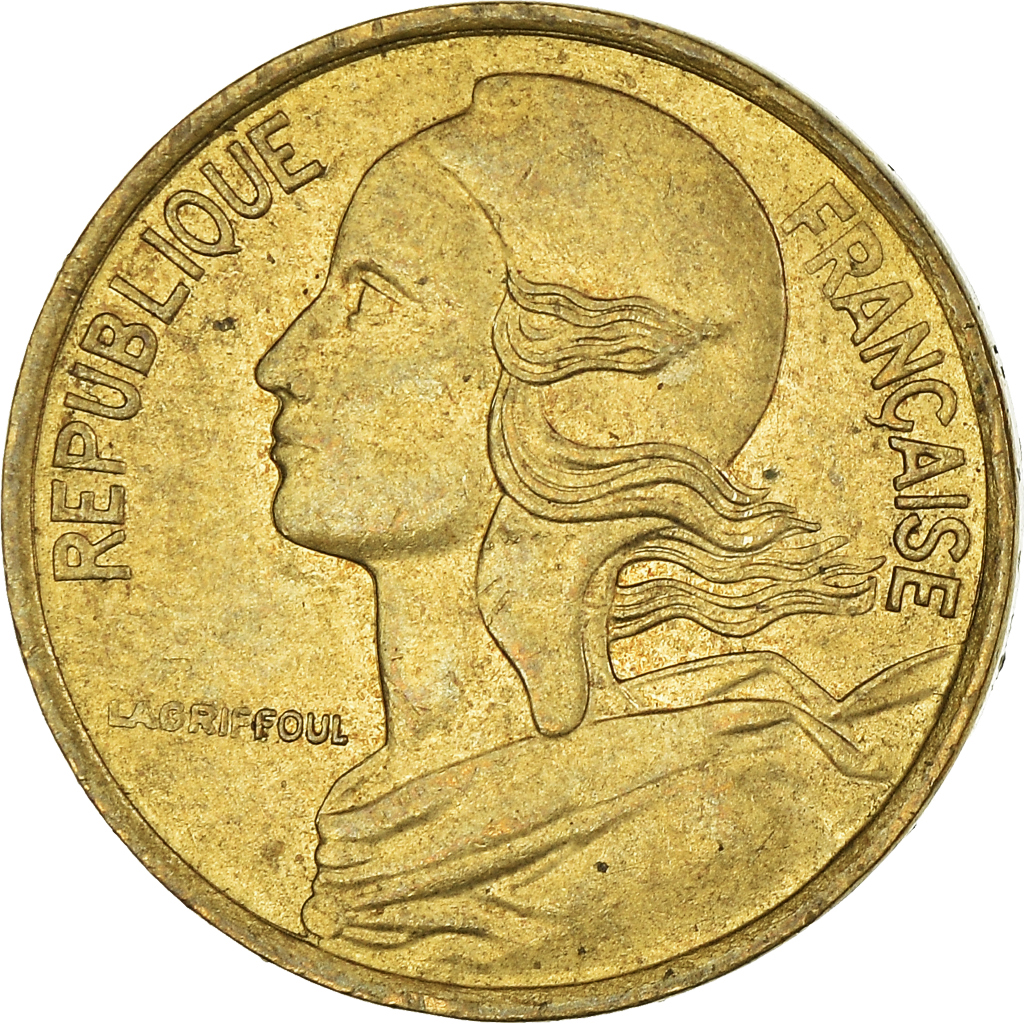 Moneda, Francia, 5 Centimes, 1990
