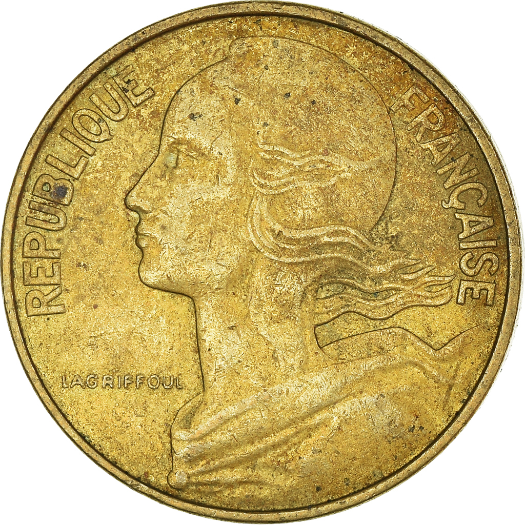 Moneda, Francia, 10 Centimes, 1981
