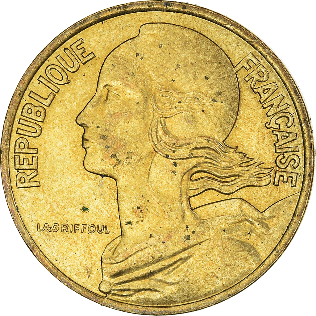 Moneda, Francia, 10 Centimes, 1998