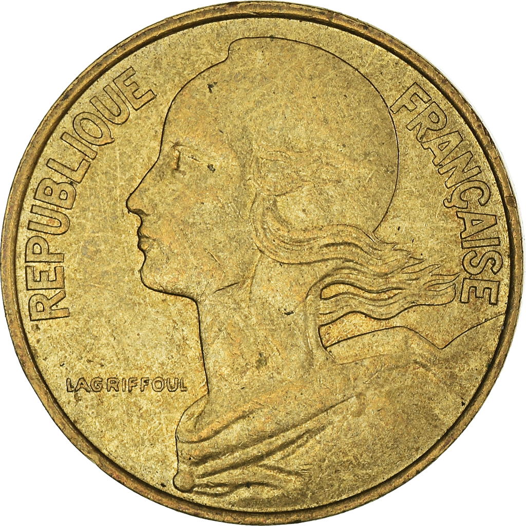 Moneda, Francia, 10 Centimes, 1995