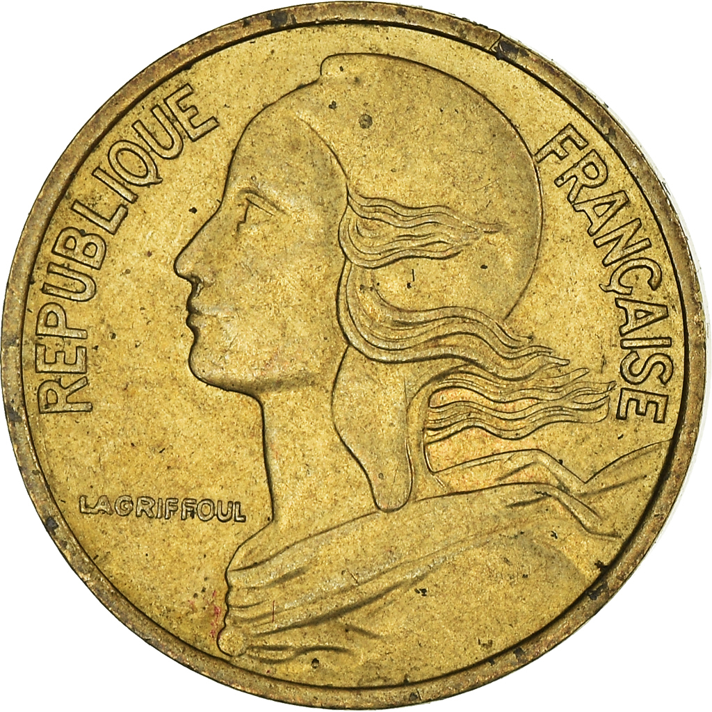Moneda, Francia, 5 Centimes, 1985