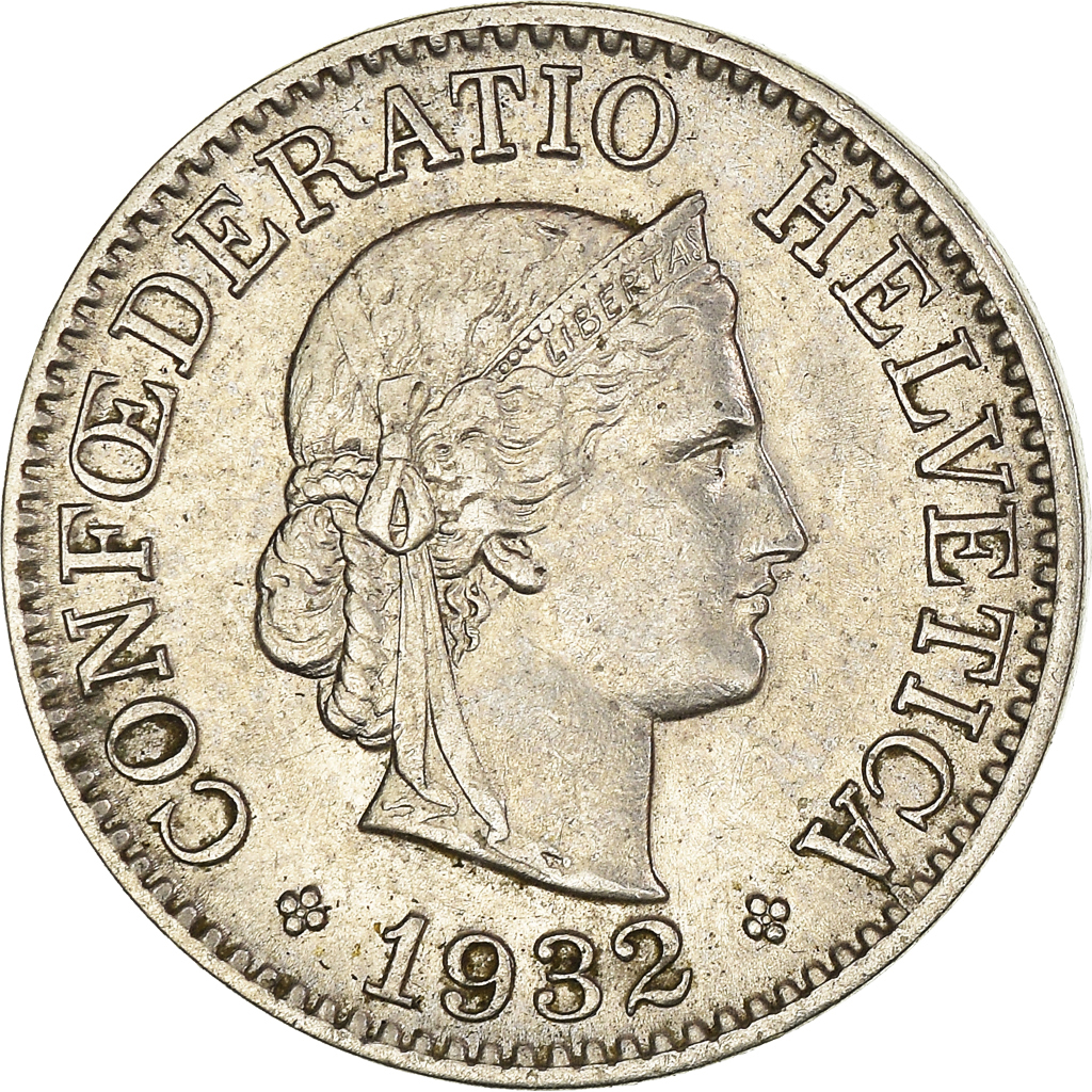 Moneda, Suiza, 10 Rappen, 1932