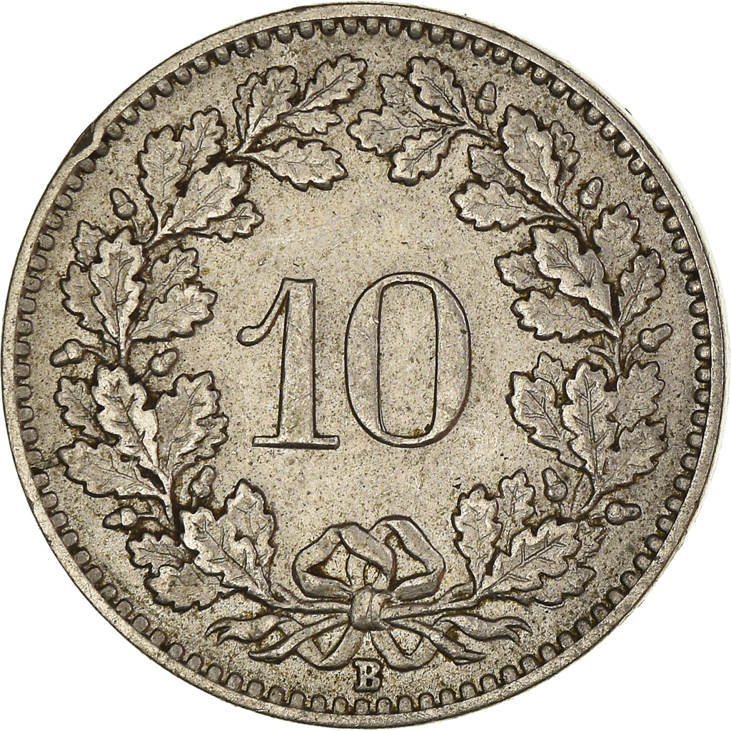 Moneda, Suiza, 10 Rappen, 1932