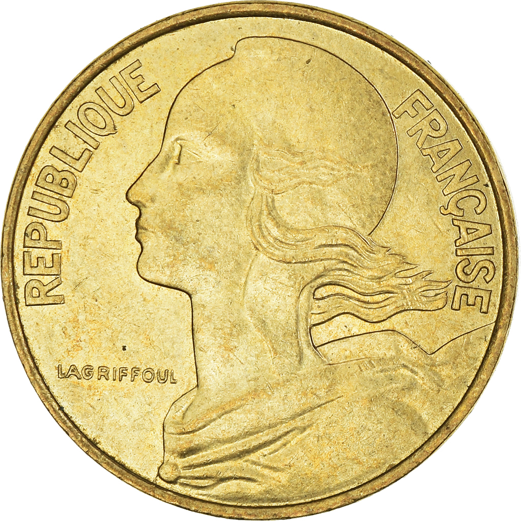 Moneda, Francia, 10 Centimes, 1994