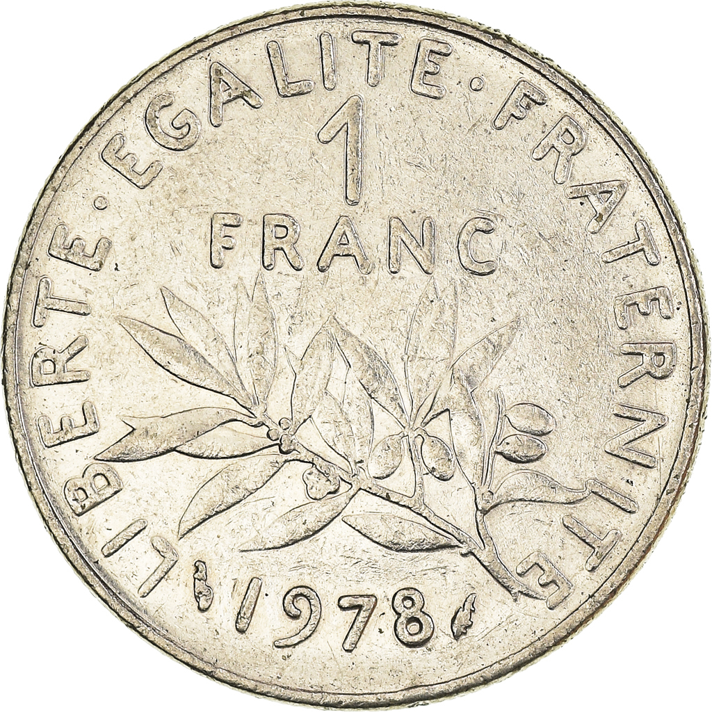 Moneda, Francia, Franc, 1978