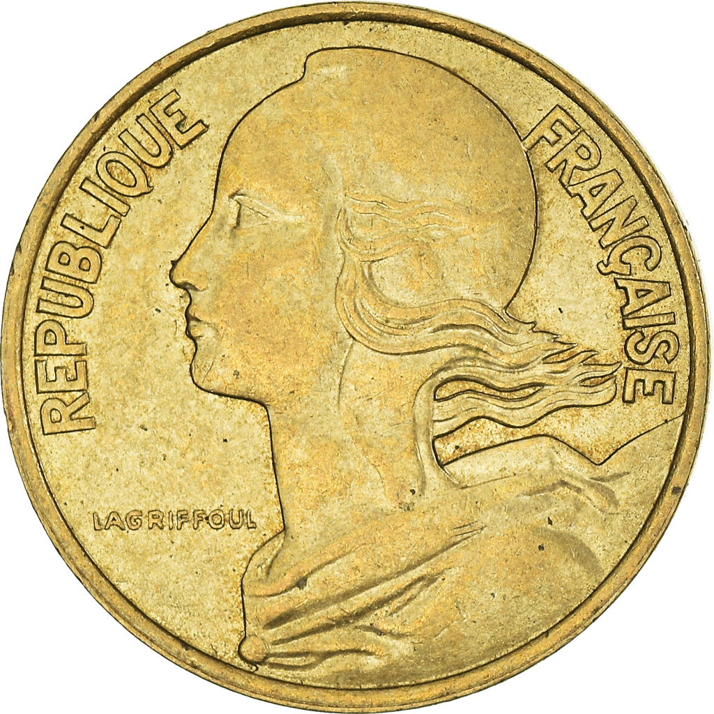 Moneda, Francia, 10 Centimes, 1998