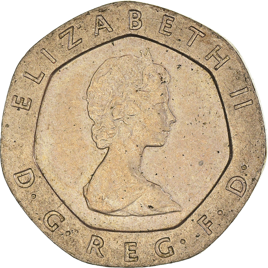 Moneda, Gran Bretaña, 20 Pence, 1983