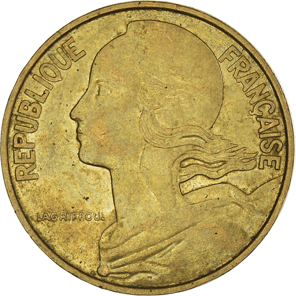 Moneda, Francia, 10 Centimes, 1994