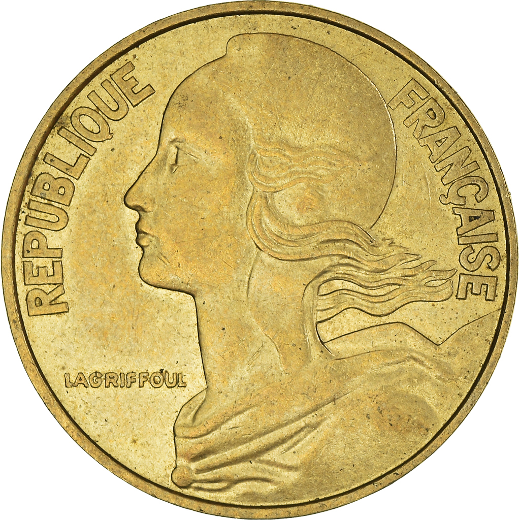 Moneda, Francia, 20 Centimes, 1981