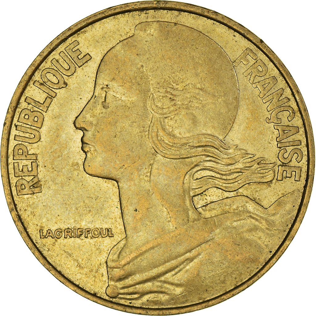 Moneda, Francia, 20 Centimes, 1981