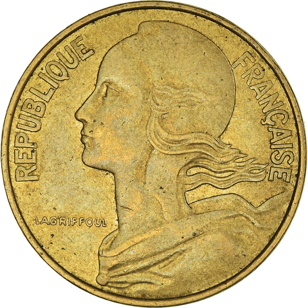 Moneda, Francia, 10 Centimes, 1978