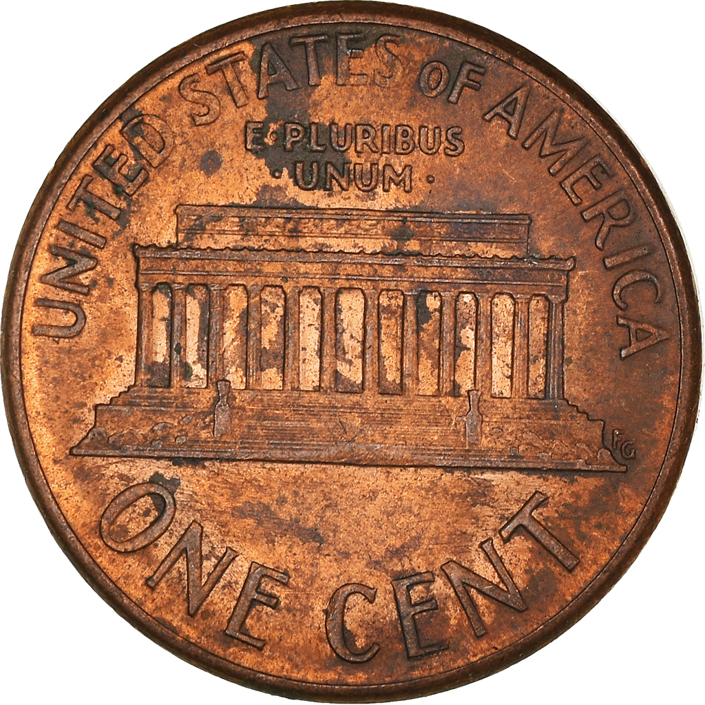 Moneda, Estados Unidos, Cent, 1989