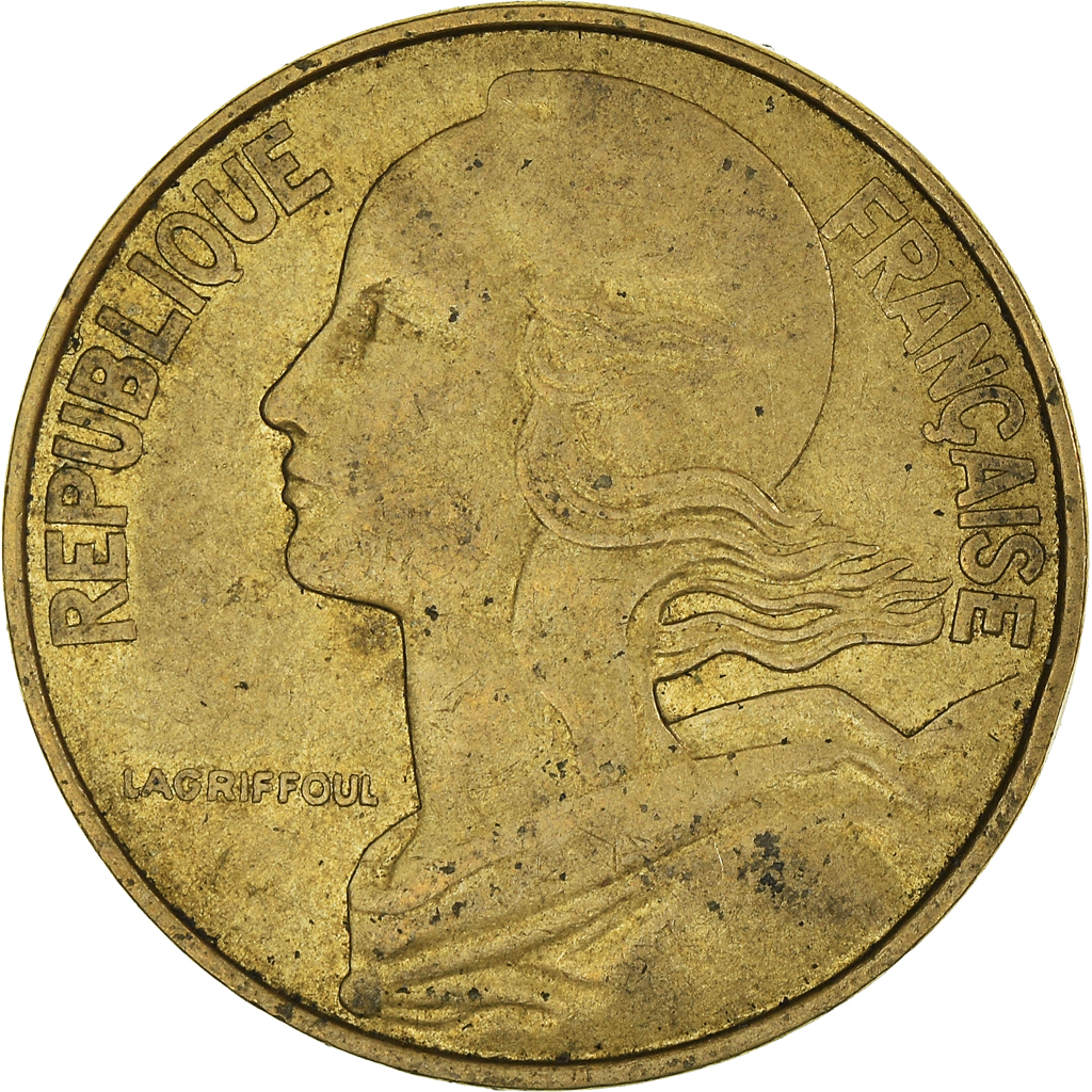 Moneda, Francia, 20 Centimes, 1979