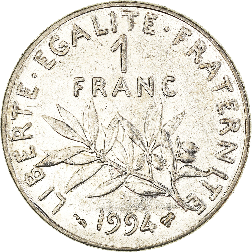 Moneda, Francia, Franc, 1994