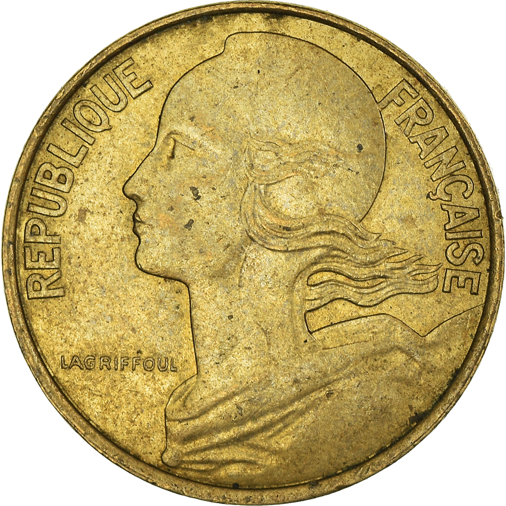 Moneda, Francia, 10 Centimes, 1997