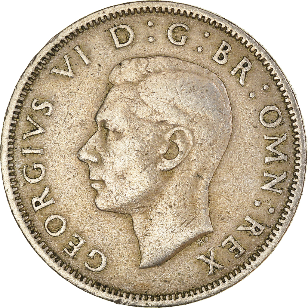 Moneda, Gran Bretaña, Florin, Two Shillings, 1948