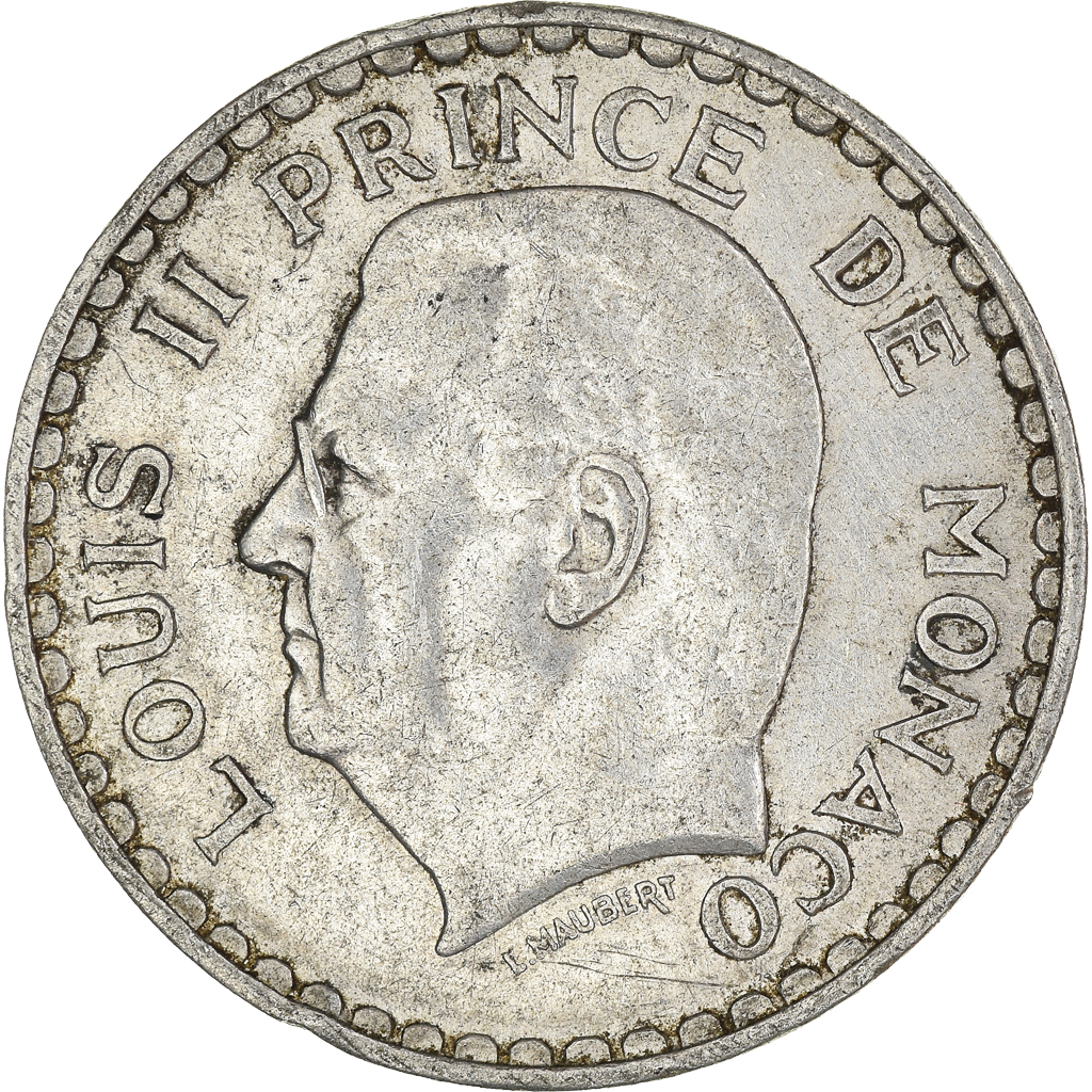 Moneda, Mónaco, 5 Francs, 1945