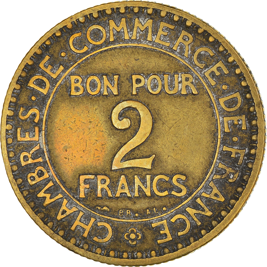 Moneda, Francia, 2 Francs, 1922