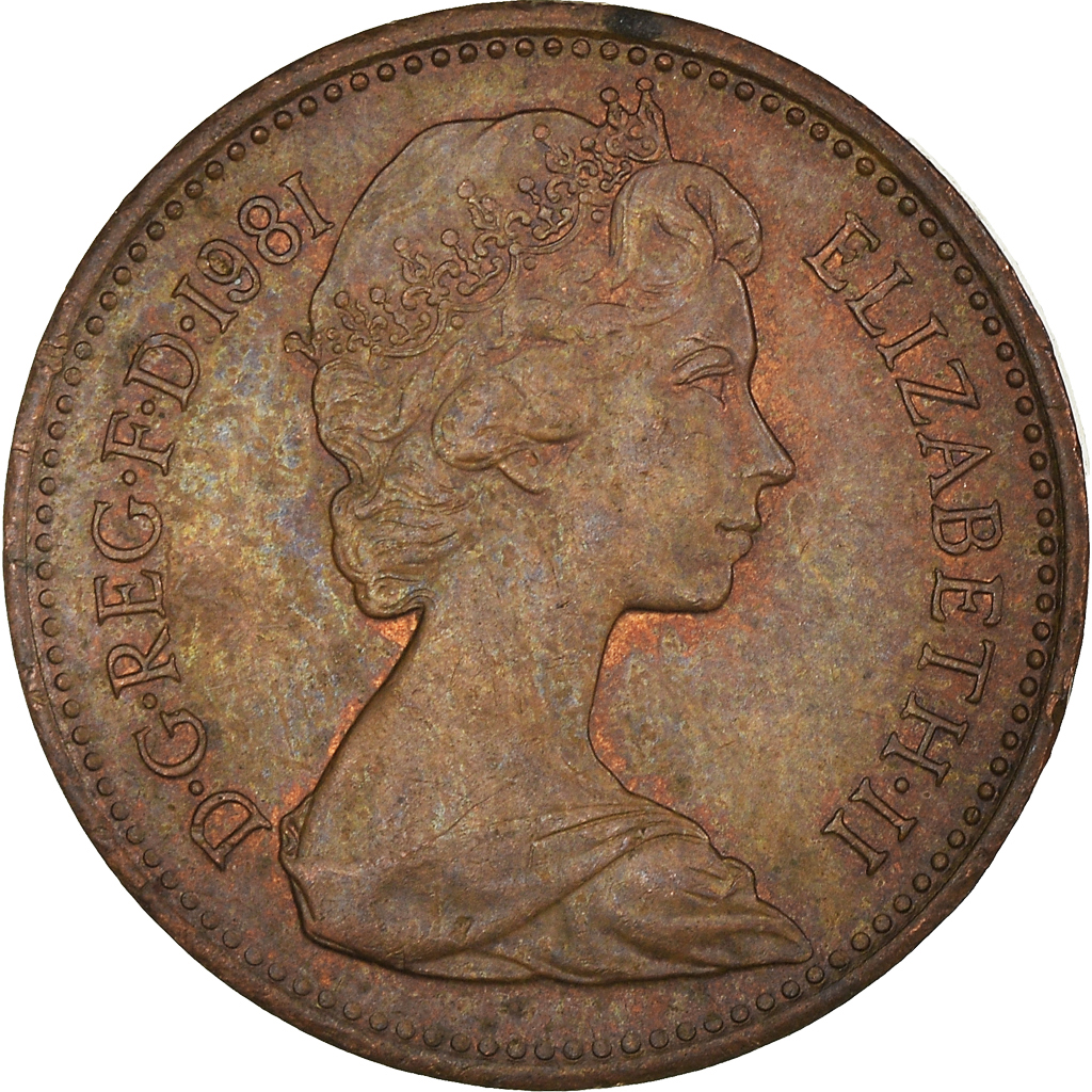 Moneda, Gran Bretaña, New Penny, 1981